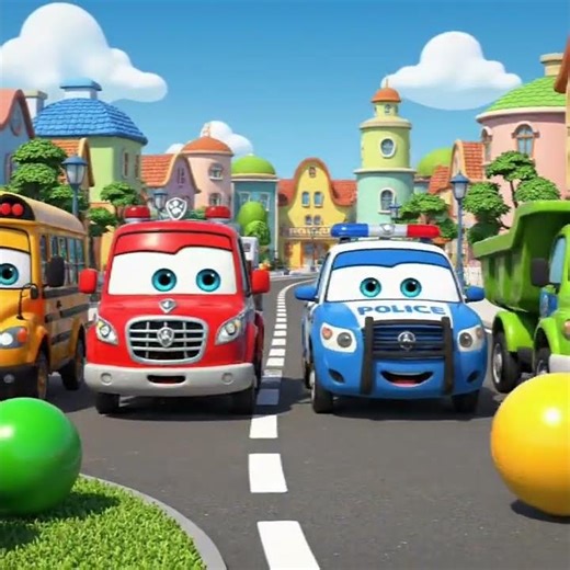 Singing Cartoon Cars 🚗🎵 | Fun Car Short😂🚗💛🎶