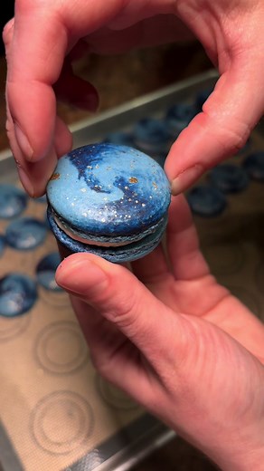 Lemon Blueberry Macarons Recipe
