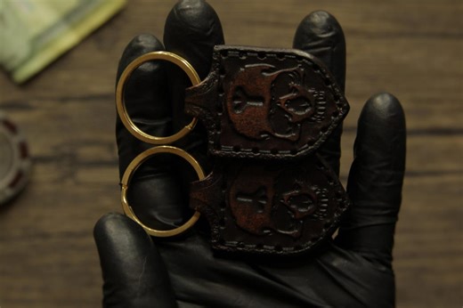 Small Key Rings "skull". - Etsy