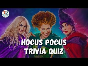 🎃Hocus Pocus Trivia Quiz🧙‍♀️ #halloween