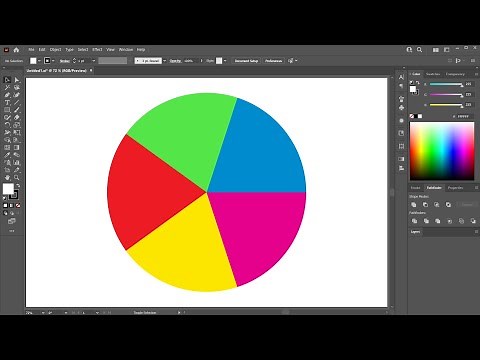 How to Divide a Circle into Equal Parts in Adobe Ilustrator