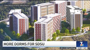 29K views · 229 reactions | San Diego State is set to add thousands of dorm rooms. Construction, which could take seven years, is set to begin in June. NBC 7 Reporter Joe Little has details. | NBC 7 San Diego | Facebook