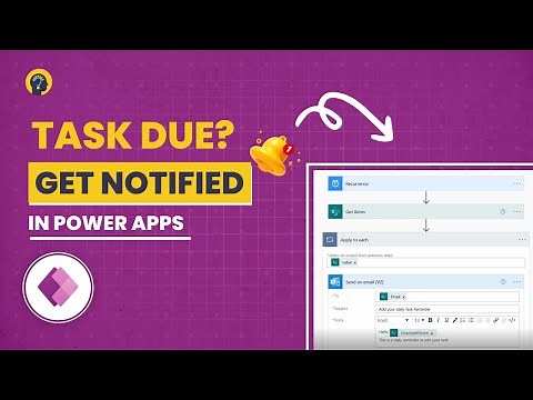 Automate Task Management with PowerApps & Power Automate | Real-Life Task Reminders & Alerts