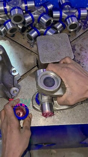 Precision Universal Joint Assembly Process #factory #engineering