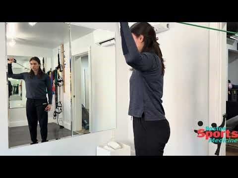 Isometric Shoulder Internal Rotation with Abduction Step-Outs