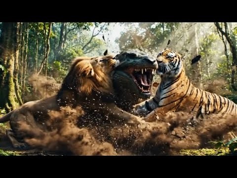 A Daylight Jungle Horror: When Lion and Tiger Faced Pure Evil