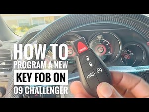 How to program a new key fob to your 09 Challenger