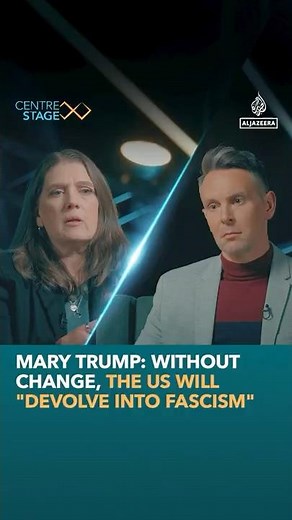 Mary Trump: Without change, the US will 'devolve into fascism' | Centre Stage