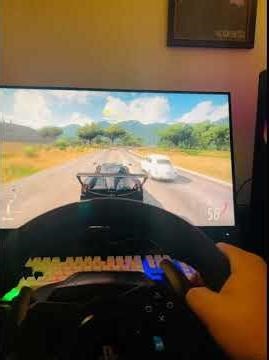 I am driving the paging with Logitech G29 Driving Force gameplay#2026short #paganiinforza