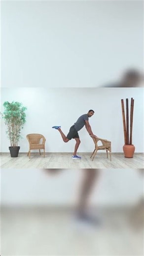 Flexiona la rodilla con apoyo: mantén la pierna detrás
