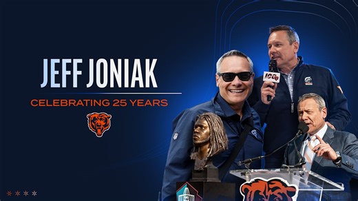 Jeff Joniak celebrates 25th season as radio voice of Chicago Bears