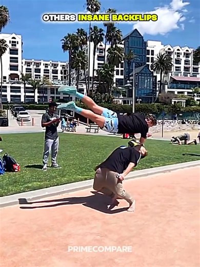 Normal Flips Vs King of Backflips