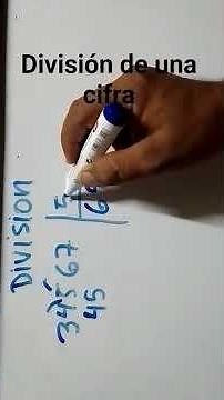División de una cifra