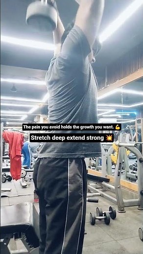 Double dumbbell triceps extension 🔥 | Day 38 arms workout 💪
