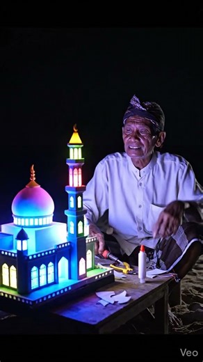 Viral Miniatur Masjid Kakek #miniaturmasjid #viral #shorts #masjid
