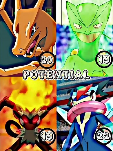 Charizard VS Sceptile VS Infernape VS Greninja #pokemon #ash#anime #shorts #thepoisonprince