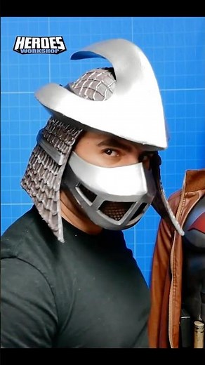 Shredder Cosplay Helmet - TMNT (1990) - EVA Foam #cosplay #halloween