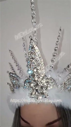 Winter Snow Icicles Queen Crown ❄️💙❄️#snoowqueen #Crown