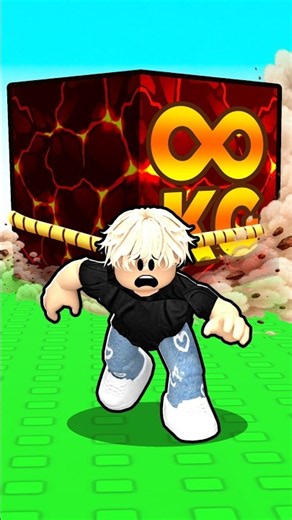 I Used AUTO CLICKER To Cheat In ROBLOX LIFT A CUBE... 🤫