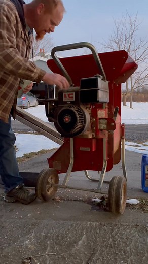 Troy-Bilt Super Tomahawk Brush Chipper awakes from a 15 year slumber 😱😱 #fblifestyle | Muskan sharma