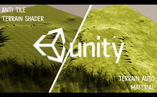Unity 2021! 地形平铺自动材质教程!