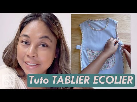 Tutoriel couture facile : tablier écolier enfant SAMUEL