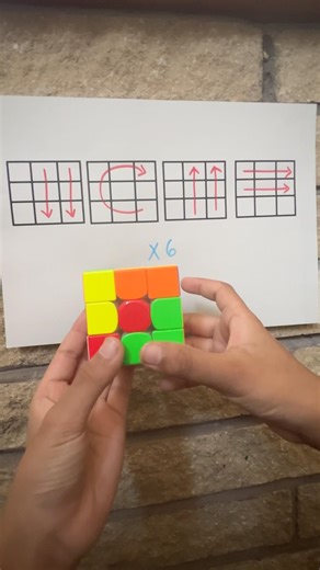 Rubiks cube Trick #rubikscube #shortsfeed #shortvideo #shorts #challenge #puzzle #speedcubing