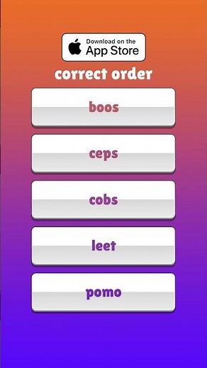 Alphabetic - Can You Beat The Clock? #wordgames