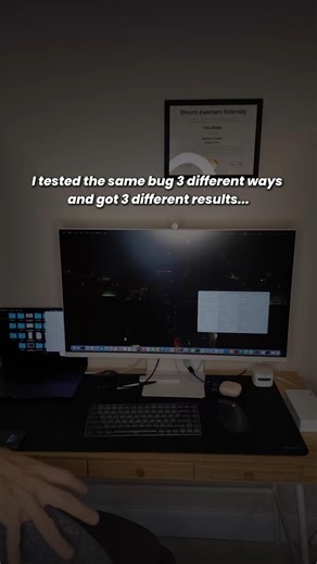 $ whoami → Nikita_Klimov QA_Analyst && Test_Developer on Instagram: "I tested the same bug 3 different ways and got 3 different results 😱 Test 1: Chrome Bug appeared exactly as reported Form submission failed Error message displayed Test 2: Firefox Bug didn't appear at all Form worked perfectly fine No errors whatsoever Test 3: Safari Entire app crashed White screen of death Had to force close browser What this taught me: Cross-browser testing isn't optional Users don't all use the same browser