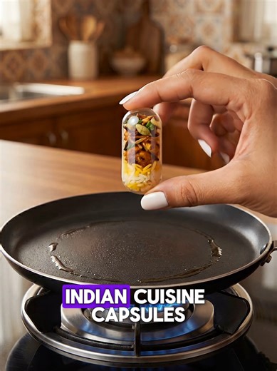 Indian cuisine capsules. What would you try? #asmrfood #aicooking #easyrecipes #indianfood #foruyou