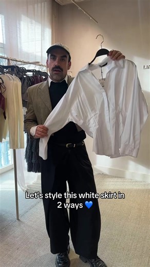 Two Stylish Ways to Wear a White Skirt