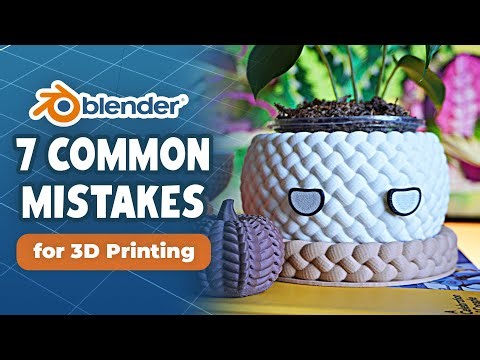 7 Common Blender 3D Printing Mistakes and Fixes for Beginners