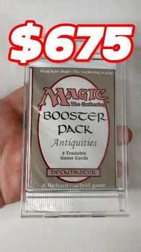 Opening a $675 Pack of Antiquities From 1994 - UPDATE: Ancestral Responds Video Linked Below