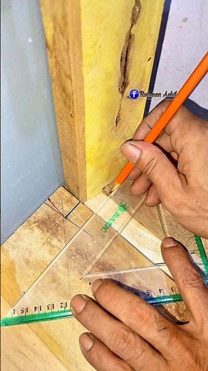 how to make corner patterns (tricks for drawing corner lines) #usa #shortvideo #woodworking
