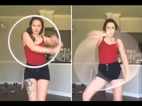 Next Level Of Hula Hooping - Amazing Girl