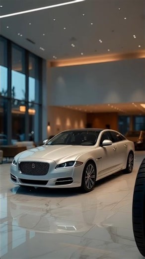 Jaguar XJ Ultra-Realistic Luxury Sedan Driving Through Modern City | 8K Cinematic