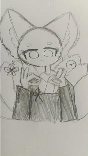 九尾の狐 #イラスト #らくがき