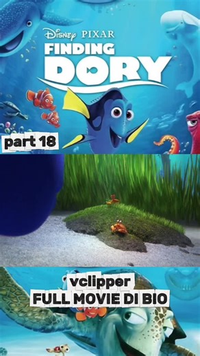part 18 | Finding Dory bahasa Indonesia FULL MOVIE di bio @vclipper5 #mcqueen #cars #disney #cartoon #fyp