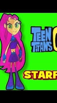 How to draw StarFire | Teen Titans Go|
