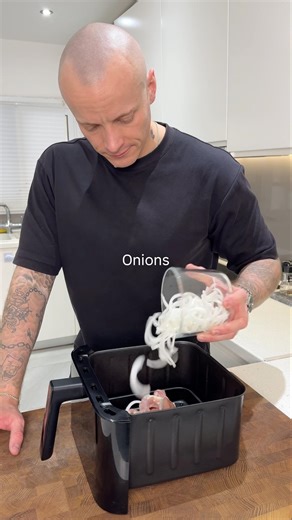 Air Fryer Chicken Fajita 🍗 #cooking #recipe #highprotein