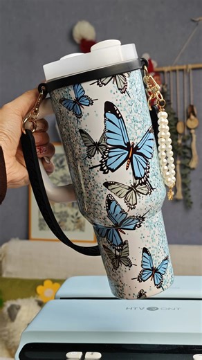 HTVRONT on Instagram: "✨🦋 Custom Tumbler Time! 🦋✨ The HTVRONT A200 makes full-wrap tumblers so easy, and the results? Absolutely stunning.💙 Link in bio. #HTVRONT #A200 #TumblerPress #A200heatpress #CustomTumbler #DIYProjects #SublimationCrafts #HTVRONTA200 #AutoTumblerPress #Sublimation #Tumbler #heatpress #PersonalizedGift"