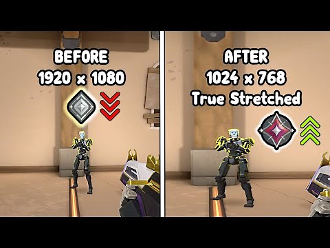 TRUE STRETCHED Tutorial in VALORANT (applicable to all graphics card)