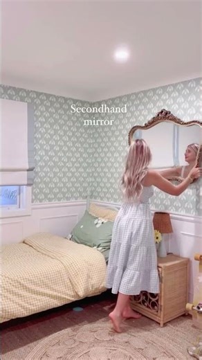 Quick Bedroom Glow-Up: Wallpaper + Wainscoting #everwallpaper