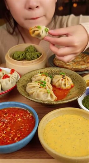 Eating Dumplings 🥟✨ Delicious Bites & Soft ASMR Sounds