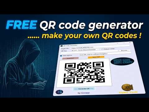 FREE QR code generator.... make your own QR codes EASY !