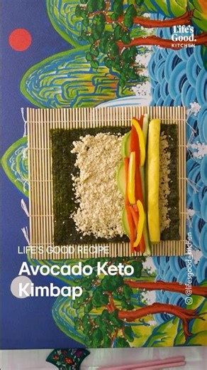 Avocado Keto Kimbap | LG Induction Cooktop Recipe #Shorts​
