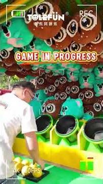 This lobster pot carnival game is a real challenge!