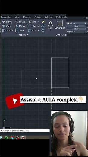 Rotate in AutoCAD #autocad #autocadcourse #tutorial
