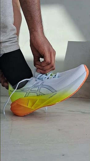 Unboxing ASICS Novablast 5 SUNNY SIZZLE Running shoe