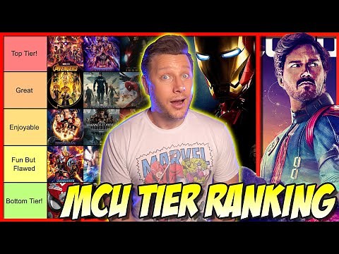 MCU Film Tier List! (Iron Man to Guardians of the Galaxy Vol. 3)